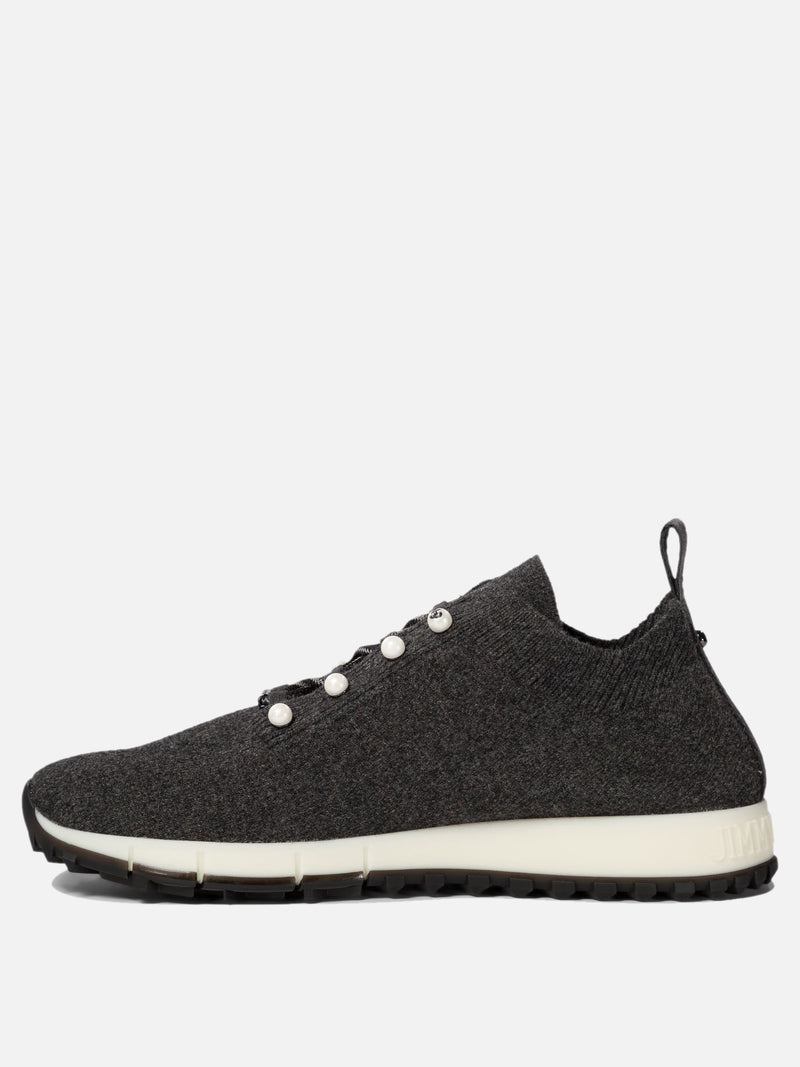 Vietti Jimmy Choo Sneaker in cashmere "Veles" Negozi Online
