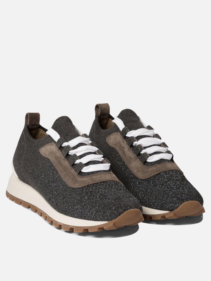 Vietti Brunello Cucinelli Sneaker "Sparkling Precious Eyelets" Affare Del Giorno