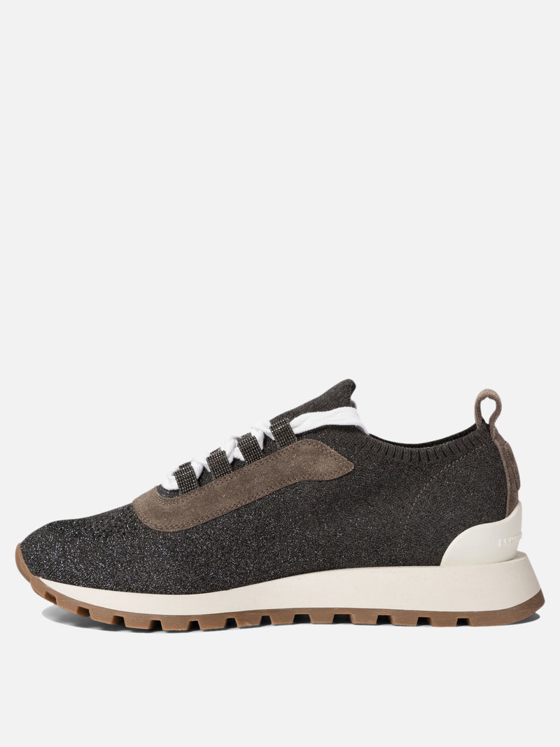 Vietti Brunello Cucinelli Sneaker "Sparkling Precious Eyelets" Affare Del Giorno