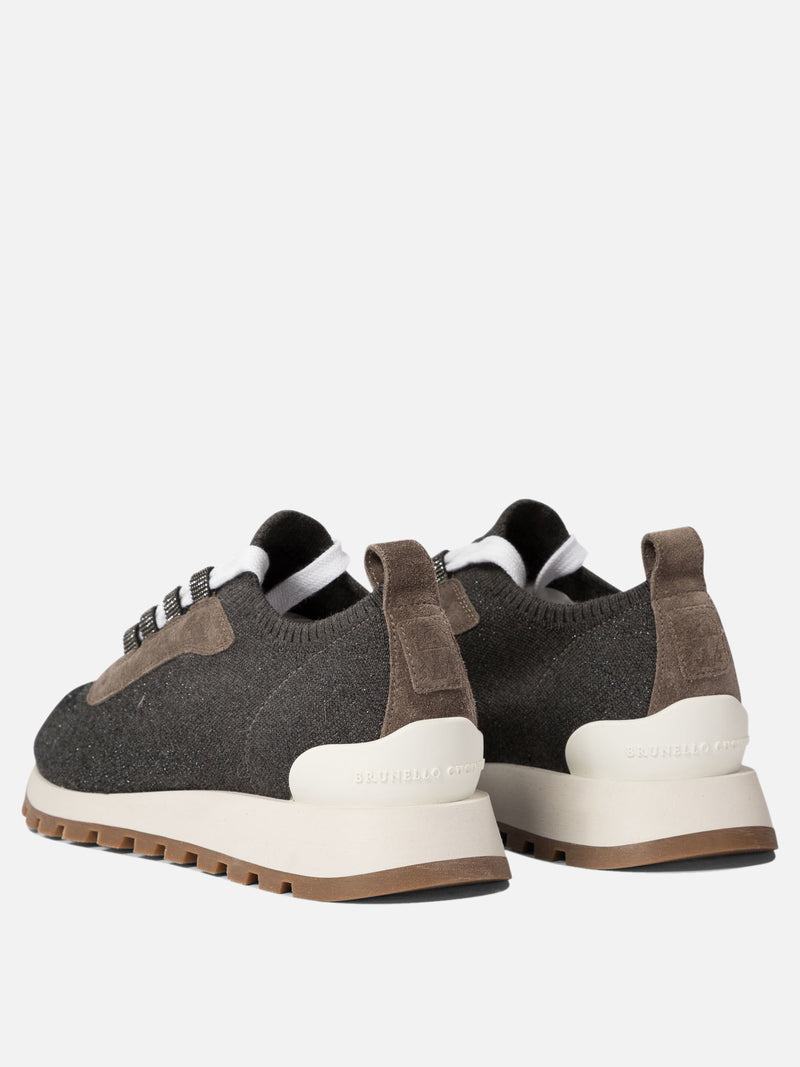 Vietti Brunello Cucinelli Sneaker "Sparkling Precious Eyelets" Affare Del Giorno