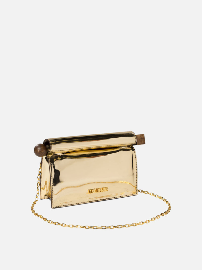 Vietti Jacquemus Clutch "La Petite Pochette Rond Carré" Qualità