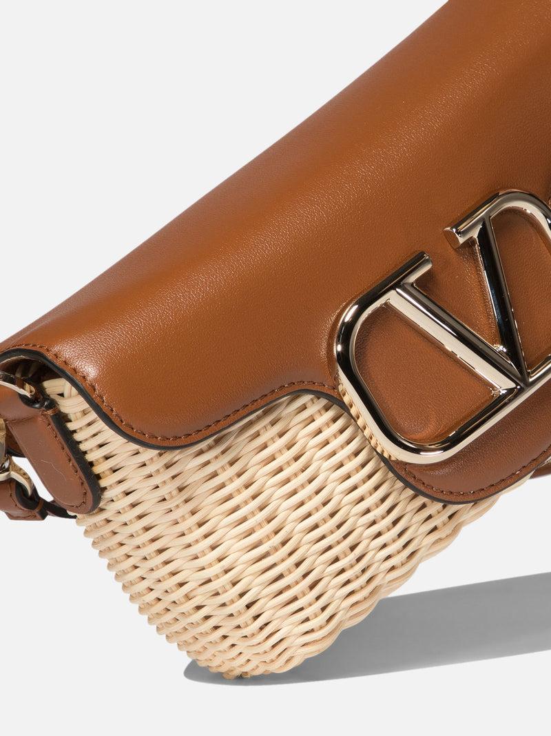 Vietti Valentino Garavani Borsa a tracolla "Locò" in midollino Negozi Online
