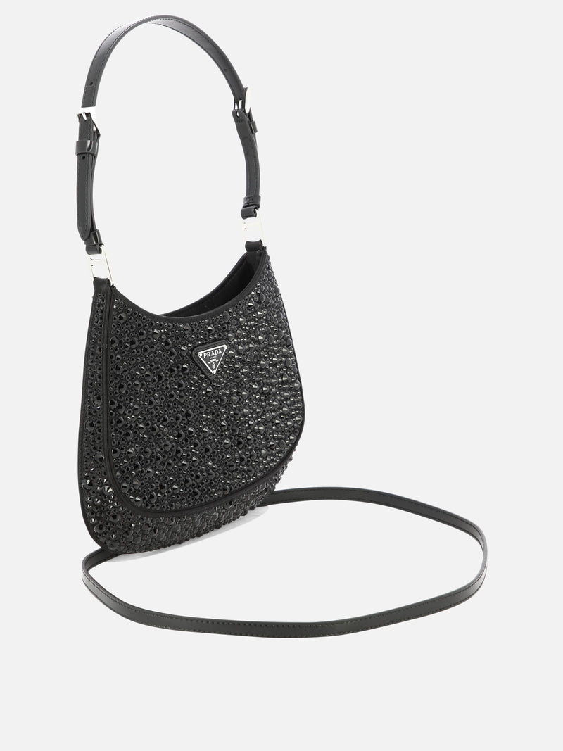 Vietti Prada Borsa "Prada Cleo" in raso con cristalli Novità