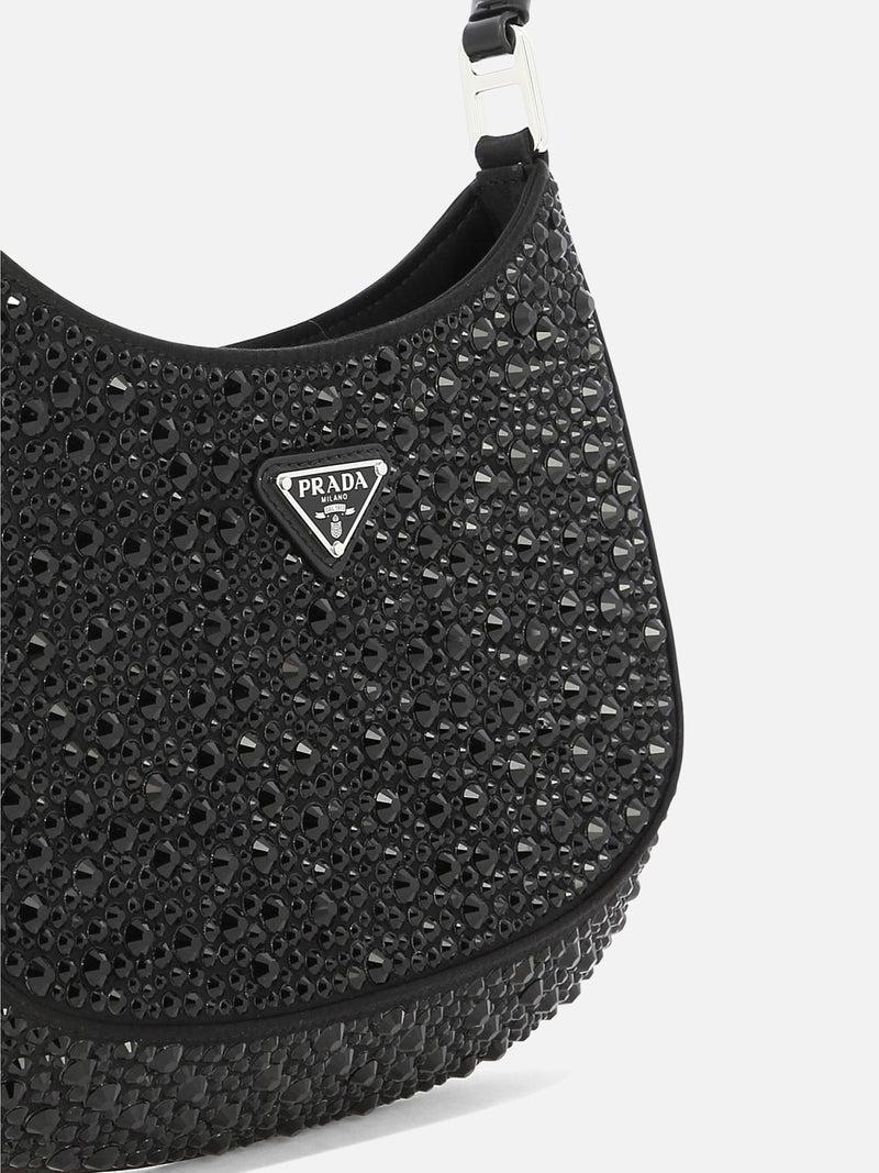Vietti Prada Borsa "Prada Cleo" in raso con cristalli Novità