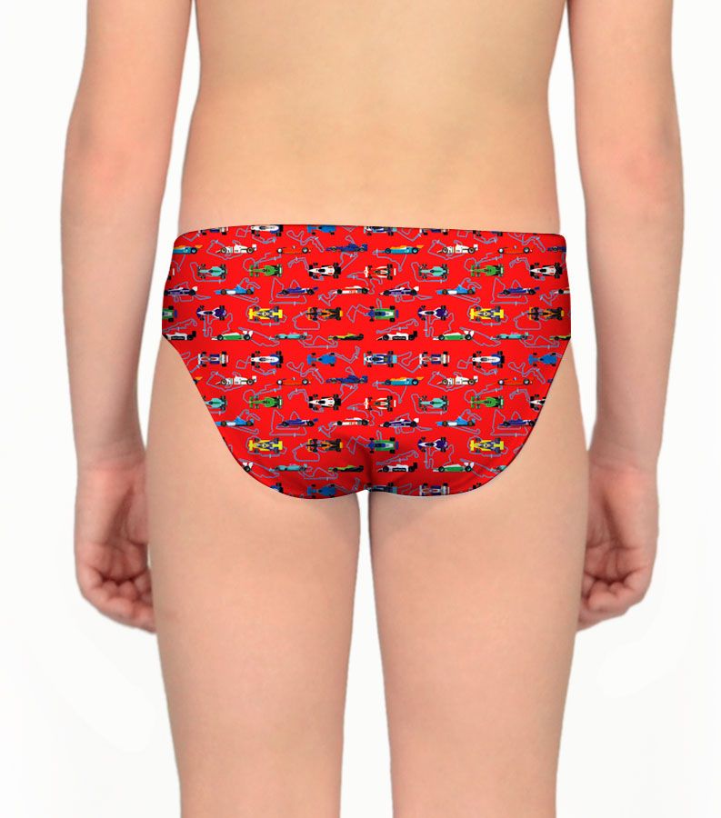 Zeybra SLIP BAMBINO FORMULA 1 RED RACE In Saldo