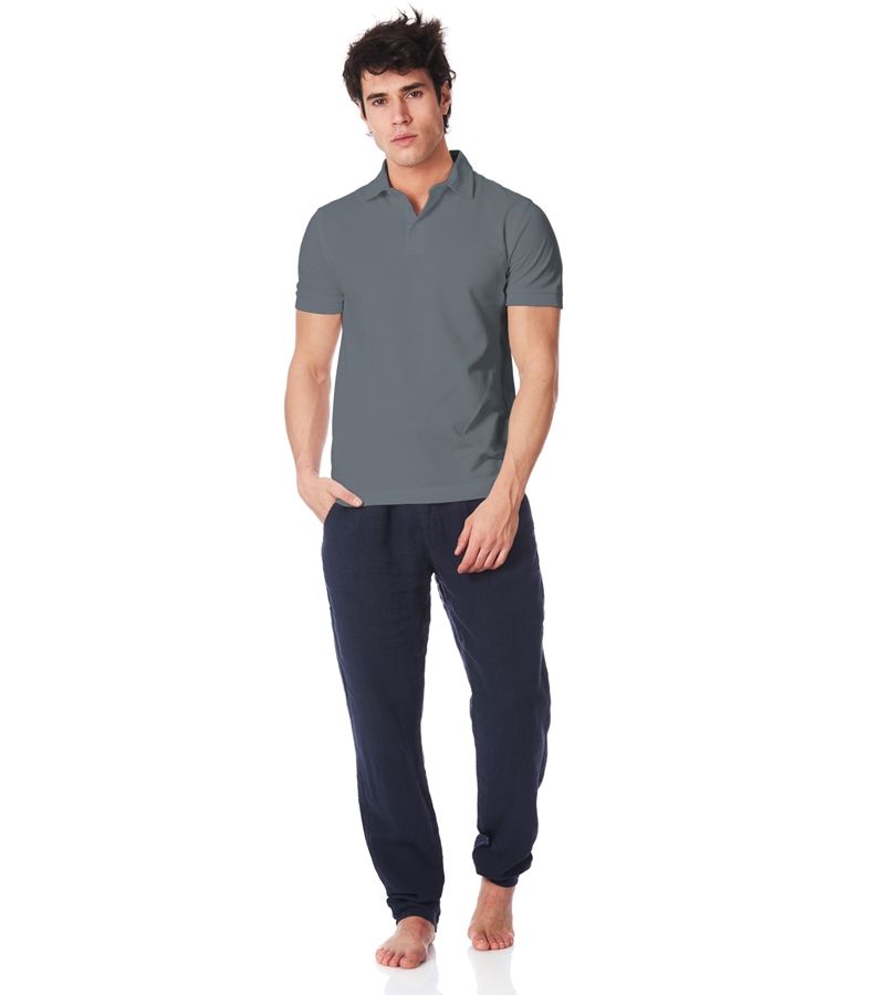 Zeybra POLO UOMO COTONE BLU Moda