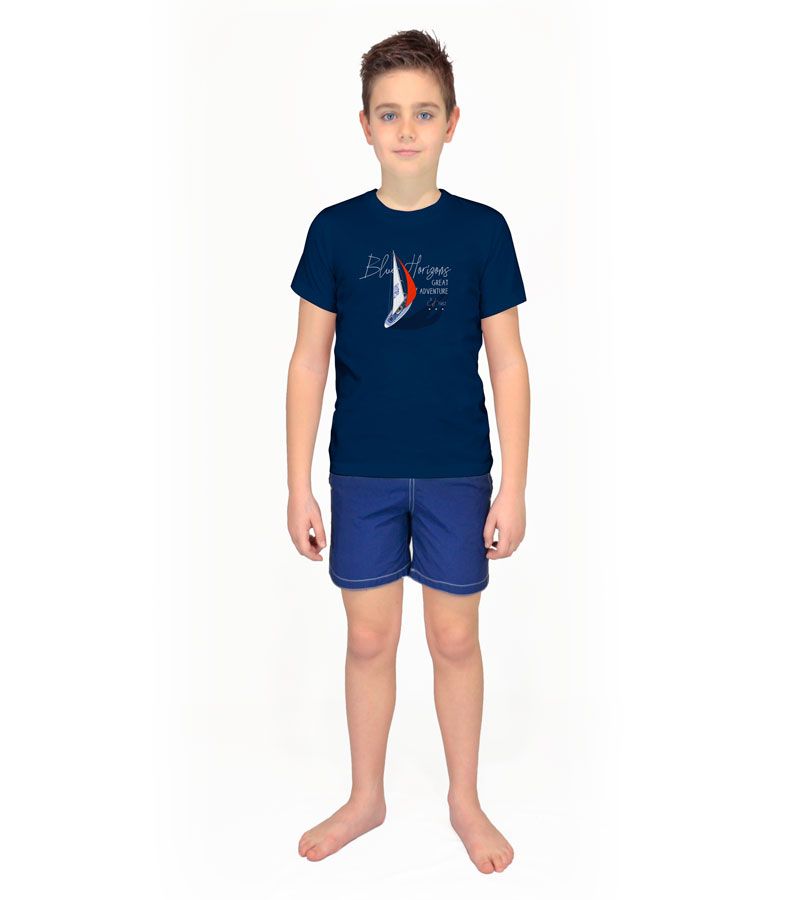 Zeybra T-SHIRT BAMBINO BLU Offerta