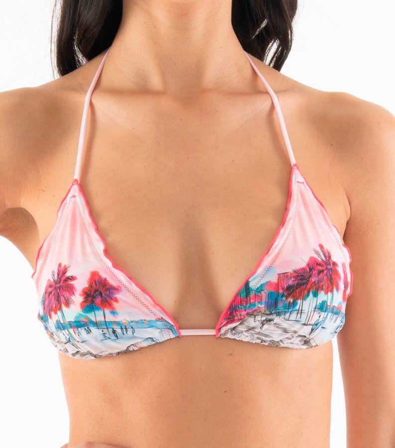 Zeybra TRIANGOLO DONNA ARRICCIATO BRASILE ROSA Vendite Flash