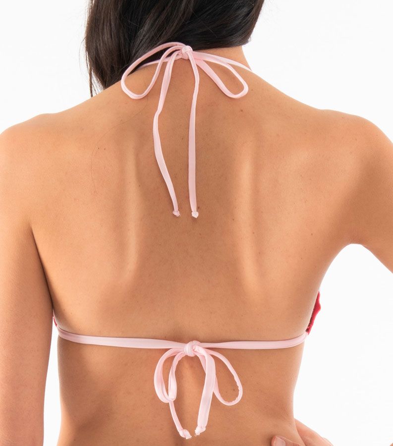 Zeybra TRIANGOLO DONNA ARRICCIATO BRASILE ROSA Vendite Flash