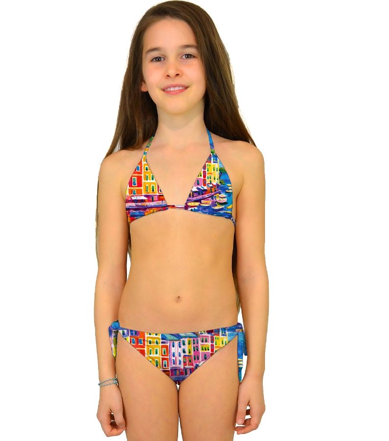 Zeybra SLIP BAMBINA REVERSIBILE PORTOFINO ELETTRICO Promozione