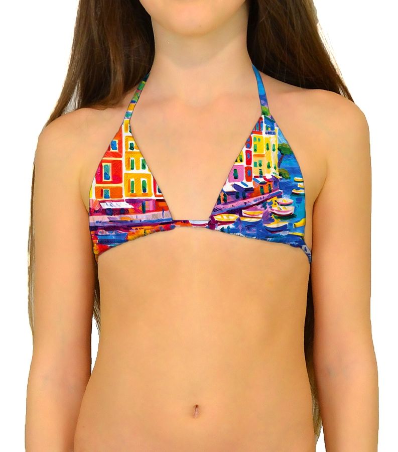 Zeybra TRIANGOLO BAMBINA REVERSIBILE PORTOFINO ELETTRICO Spedizione Gratuita