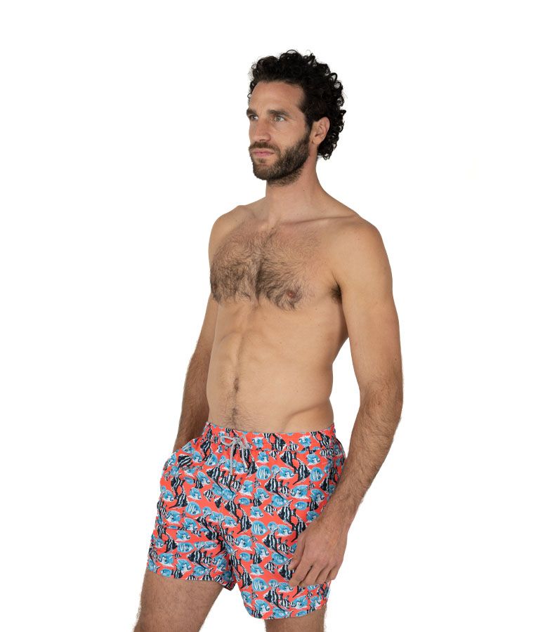 Zeybra COSTUME UOMO PESCI RECYCLED CORALLO FLUO Promozione