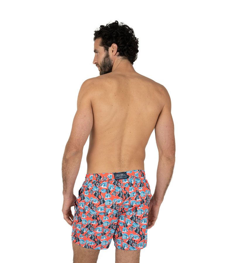 Zeybra COSTUME UOMO PESCI RECYCLED CORALLO FLUO Promozione