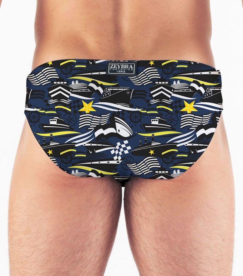 Zeybra SLIP UOMO NAUTICO BLU Sottocosto