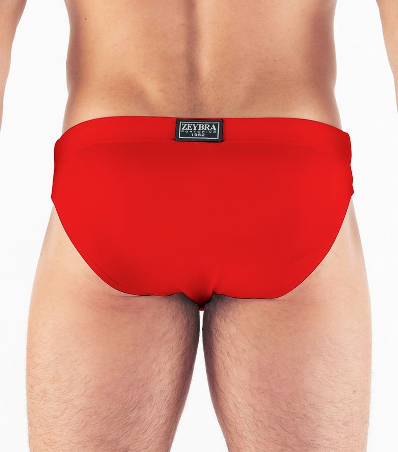 Zeybra SLIP UOMO TINTA UNITA RED RACE Sconto