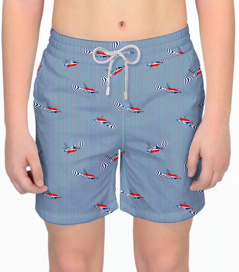 Zeybra COSTUME BAMBINO BARCHE A VELA BLU Italia