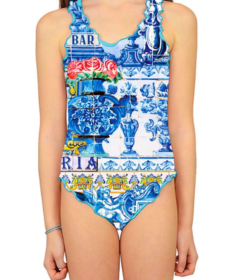 Zeybra COSTUME INTERO BAMBINA CERAMICA BIANCO Offerta