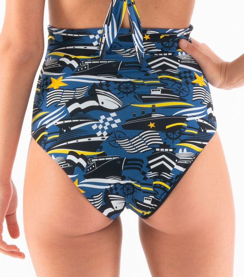 Zeybra SLIP VITA ALTA DONNA REVERSIBILE NAUTICO BLU Pezzi Unici