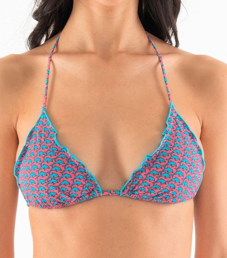 Zeybra TRIANGOLO DONNA REVERSIBILE DELFINI PINK Acquista Ora