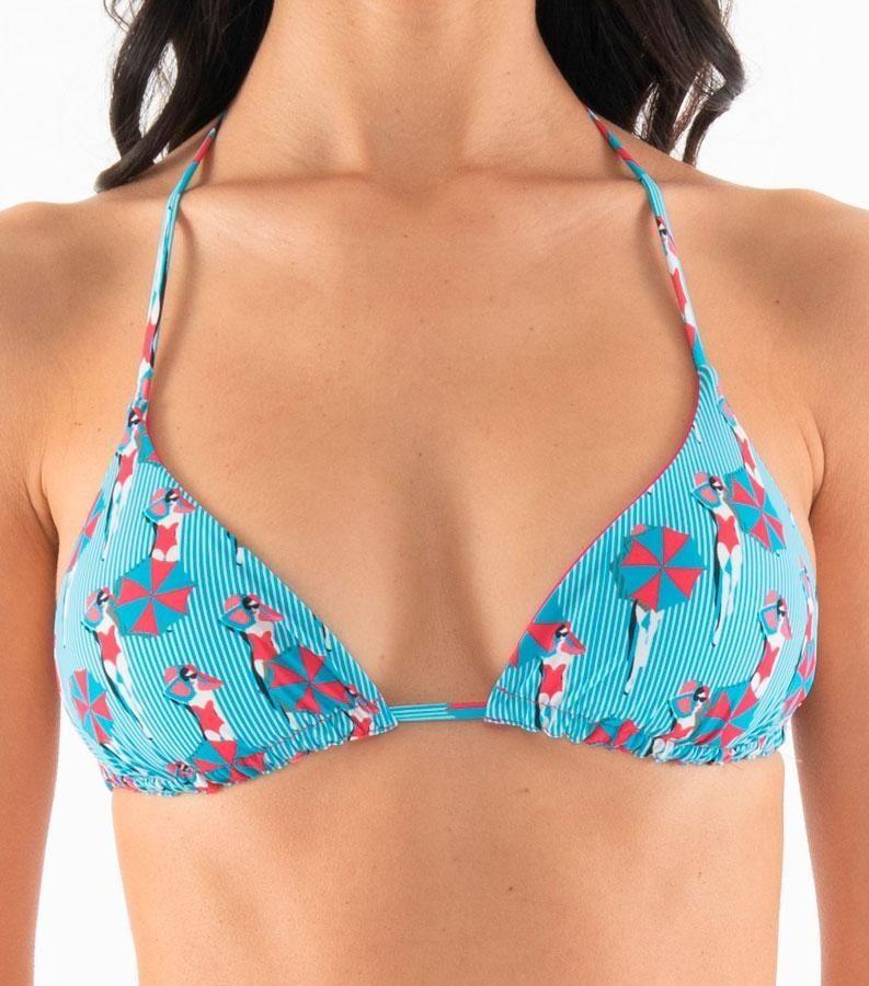 Zeybra TRIANGOLO DONNA REVERSIBILE OMBRELLONI HAWAY Consegna Veloce