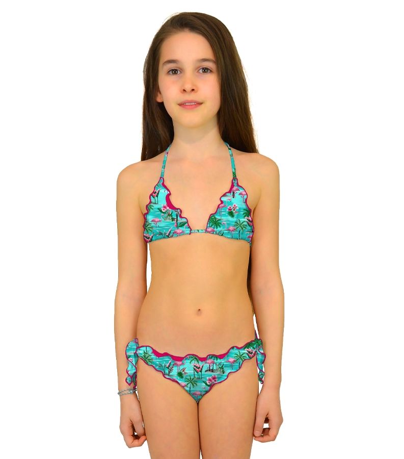 Zeybra SLIP BAMBINA ARRICCIATO FENICOTTERI ACQUA Convenienza
