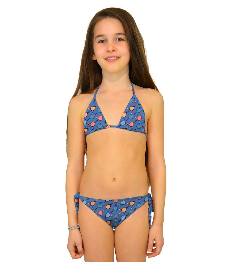 Zeybra TRIANGOLO BAMBINA REVERSIBILE TENNIS COBALTO Offerta