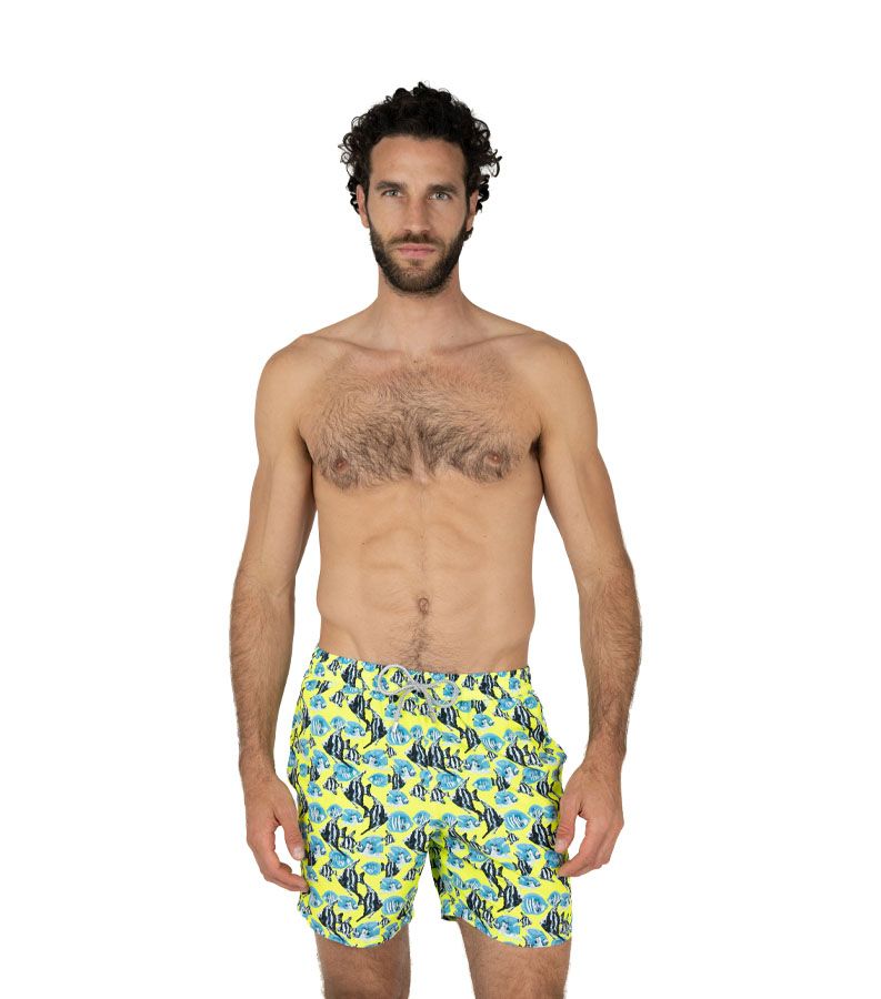 Zeybra COSTUME UOMO PESCI RECYCLED GIALLO FLUO Pezzi Unici