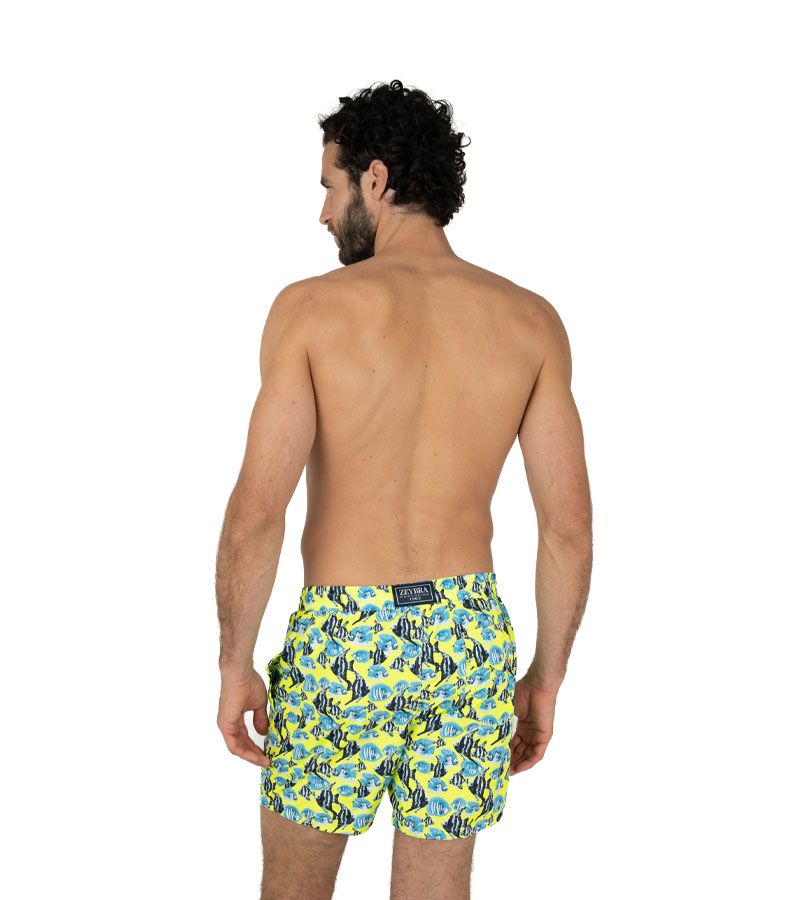 Zeybra COSTUME UOMO PESCI RECYCLED GIALLO FLUO Pezzi Unici