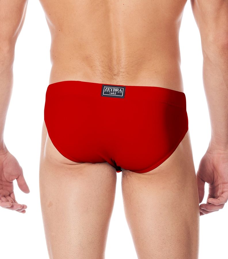Zeybra SLIP ALTO UOMO TINTA UNITA RED RACE I Più Venduti