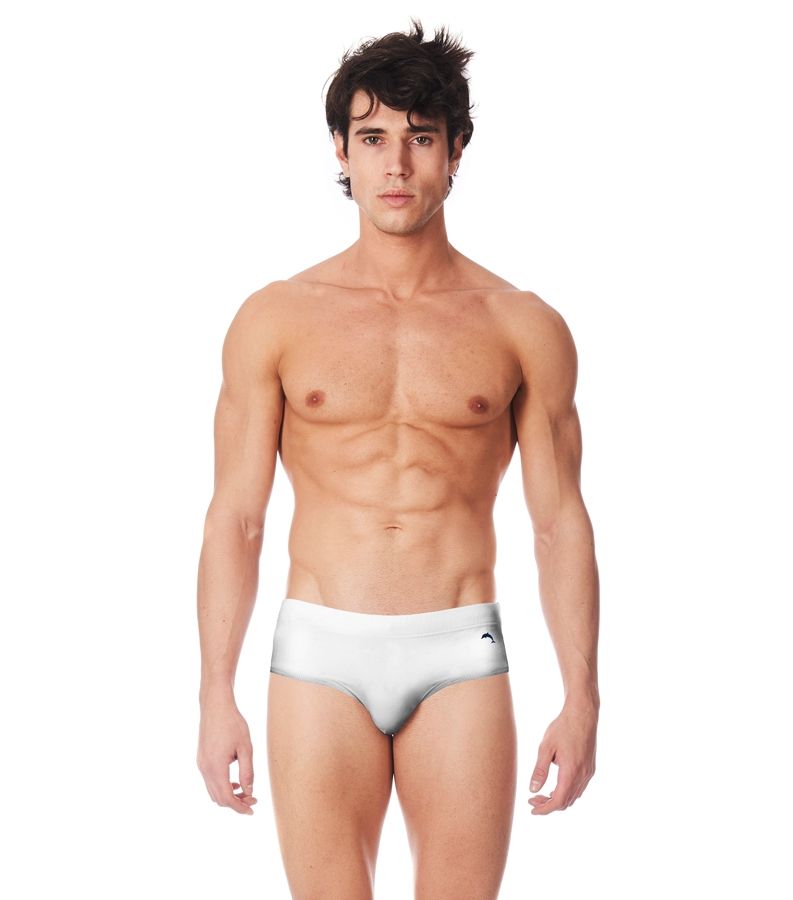 Zeybra SLIP ALTO UOMO TINTA UNITA BIANCO Vendite Flash