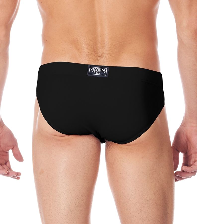 Zeybra SLIP ALTO UOMO TINTA UNITA BLACK Negozio