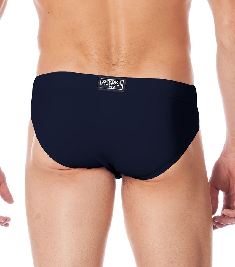 Zeybra SLIP ALTO UOMO TINTA UNITA BLU In Saldo