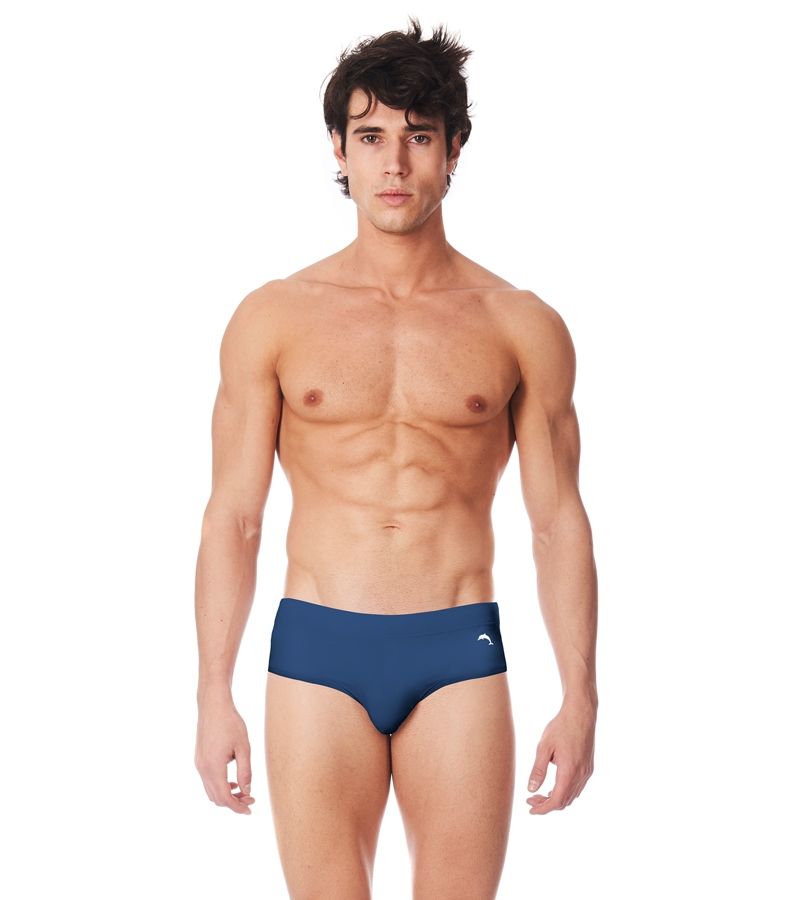 Zeybra SLIP ALTO UOMO TINTA UNITA DENIM Nuova
