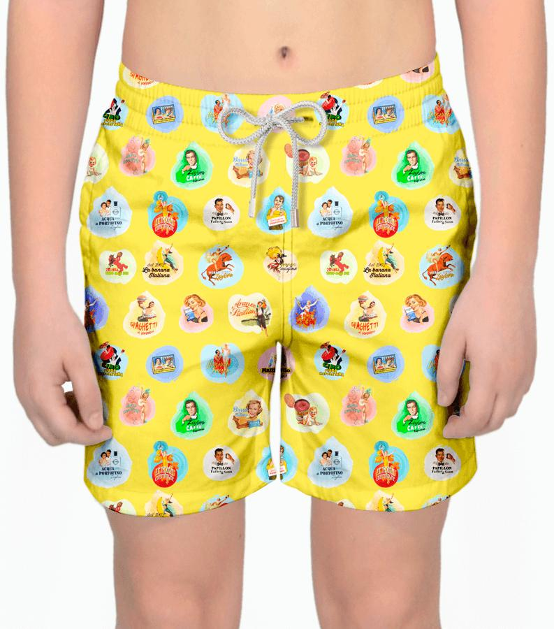 Zeybra COSTUME BAMBINO POSTER CANARINO Italia