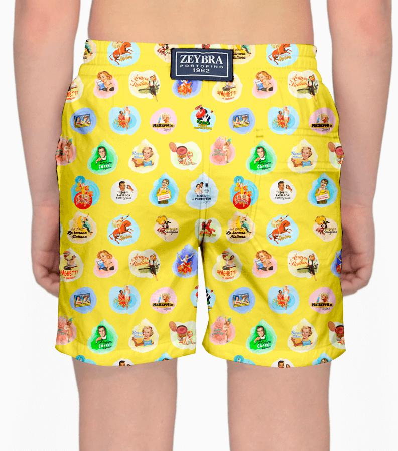 Zeybra COSTUME BAMBINO POSTER CANARINO Italia