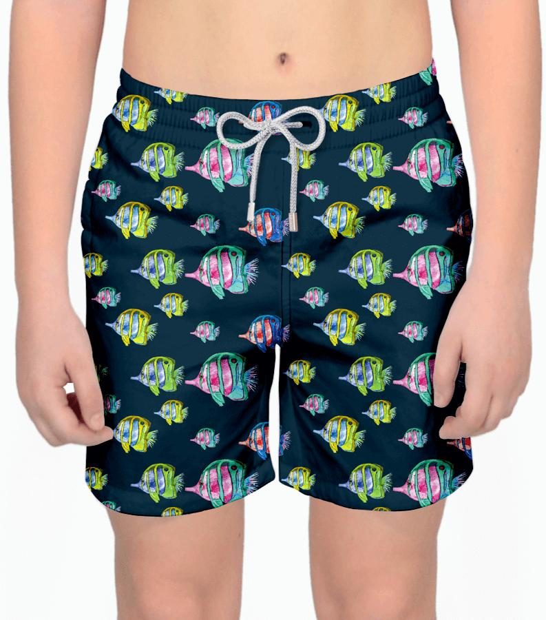 Zeybra COSTUME BAMBINO PESCI FLUO NERO 2025