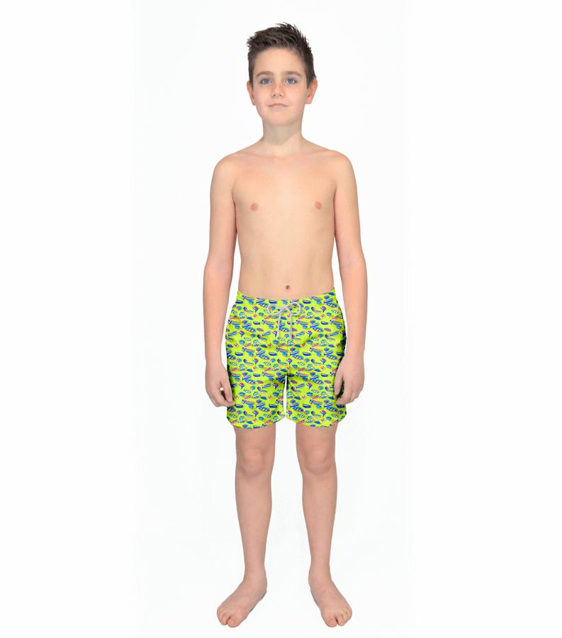 Zeybra COSTUME BAMBINO BARCHE LIME Pezzi Unici