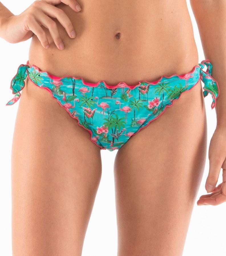 Zeybra SLIP DONNA ARRICCIATO FENICOTTERI ACQUA Italy