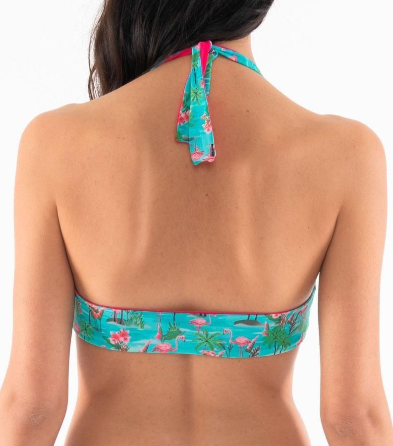 Zeybra TRIANGOLO DONNA VELA REVERSIBILE FENICOTTERI ACQUA Qualità