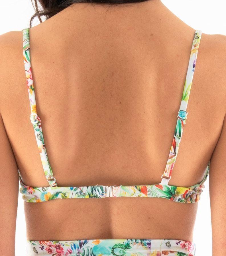 Zeybra COSTUME DONNA A BALCONCINO BOTANIC BIANCO Spedizione Gratuita