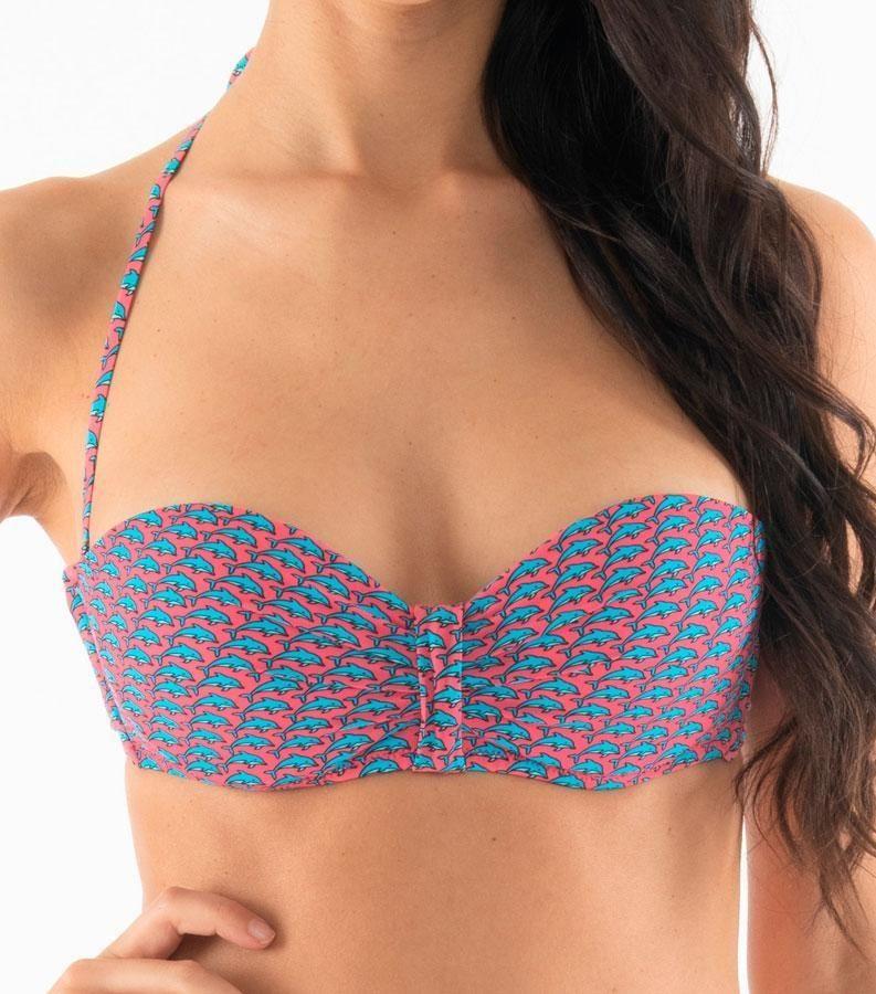 Zeybra FASCIA DONNA PUSH UP DELFINI PINK Soddisfazione Garantita