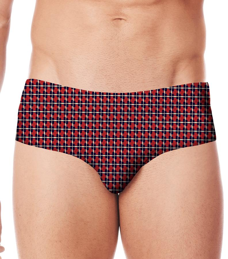 Zeybra SLIP UOMO GEOMETRICO RED RACE Sconto di tempo limitato
