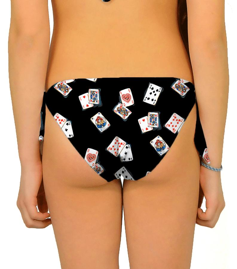 Zeybra SLIP BAMBINA CARTE POKER NERO Offerte speciali