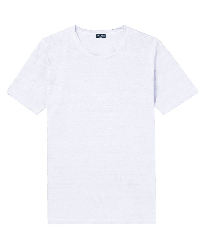 Zeybra T-SHIRT UOMO LINO BIANCO Only for today