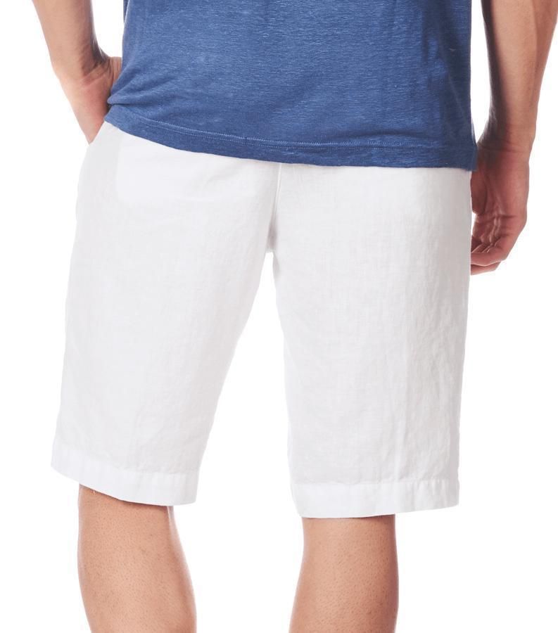 Zeybra BERMUDA UOMO LINO BIANCO Qualità