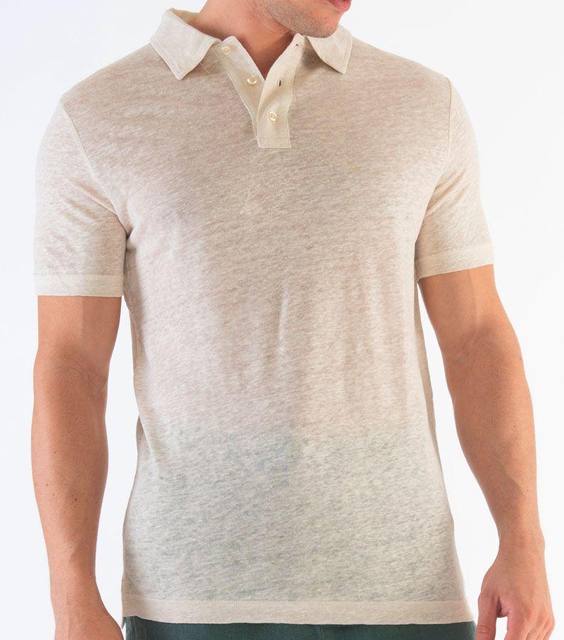 Zeybra POLO UOMO LINO SABBIA Promozione Limitata