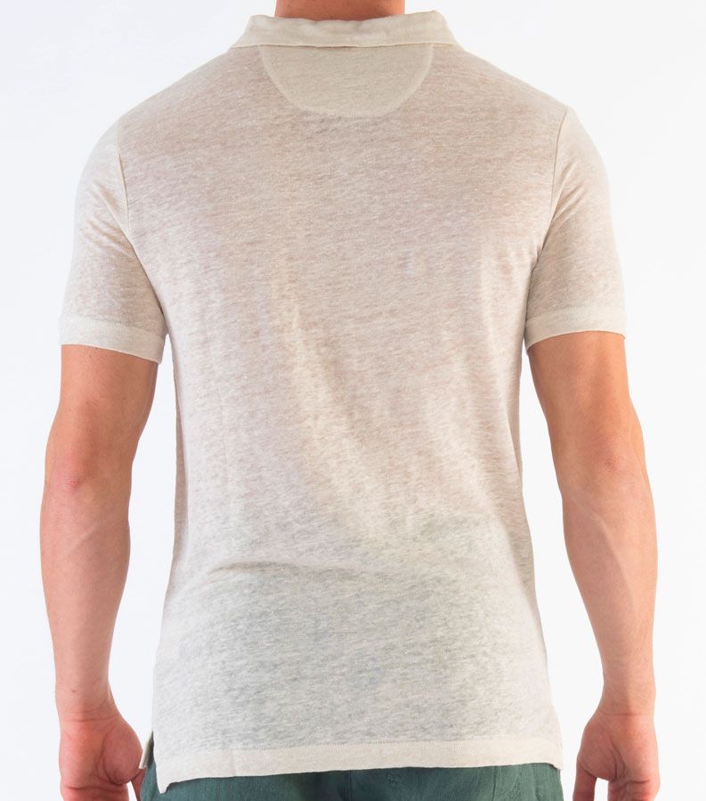 Zeybra POLO UOMO LINO SABBIA Promozione Limitata