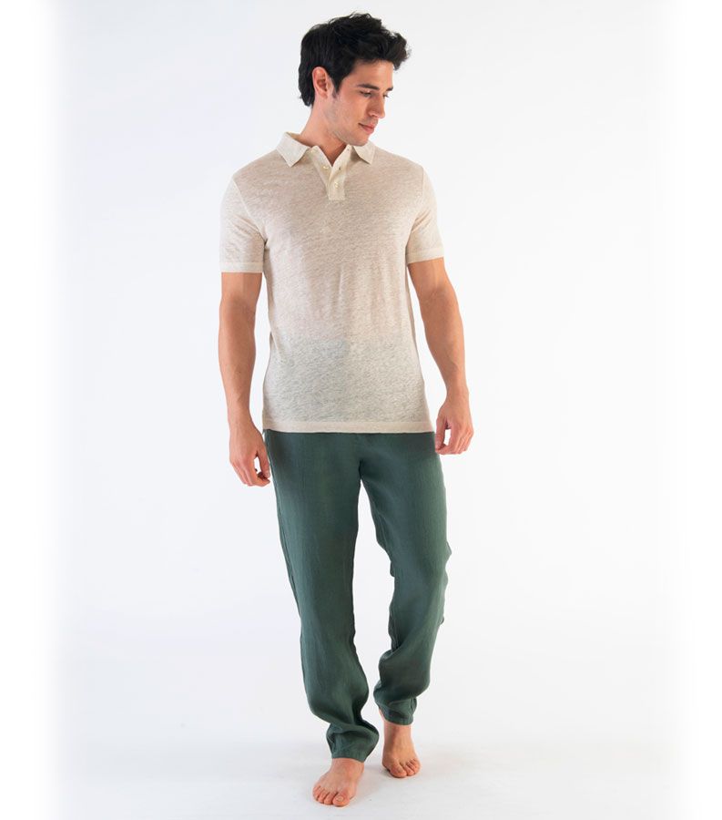 Zeybra POLO UOMO LINO SABBIA Promozione Limitata