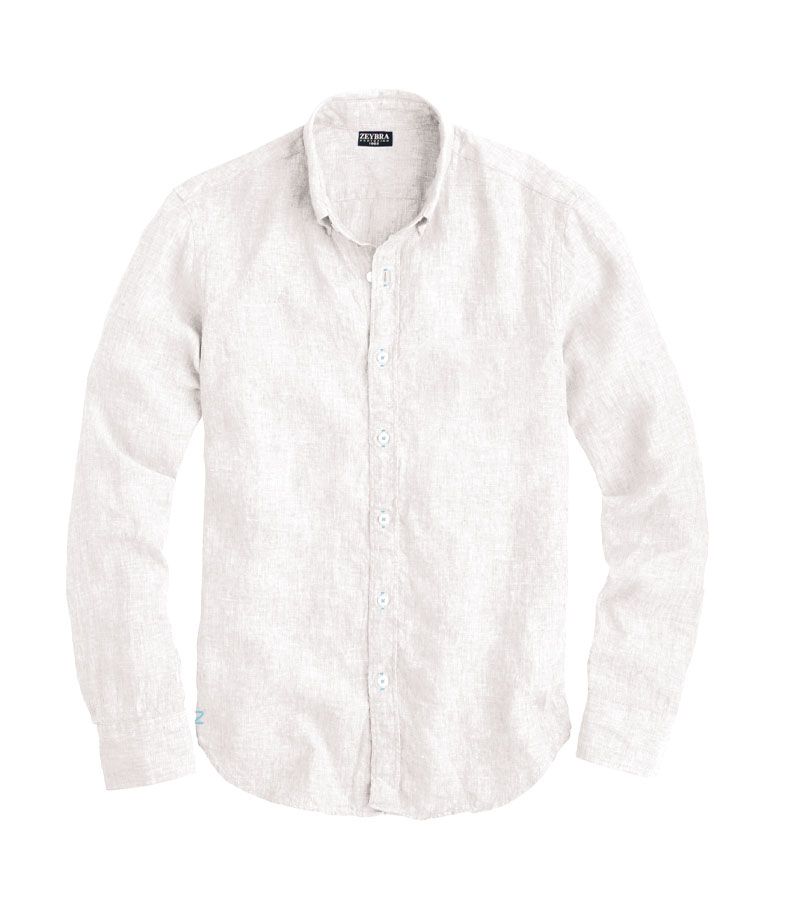 Zeybra CAMICIA UOMO LINO Vendite Flash