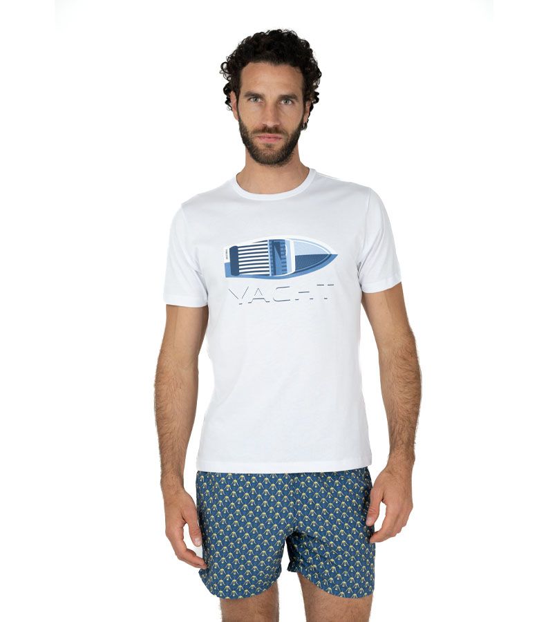 Zeybra T-SHIRT UOMO 100% COTONE SUPIMA BIANCO Flash Sale